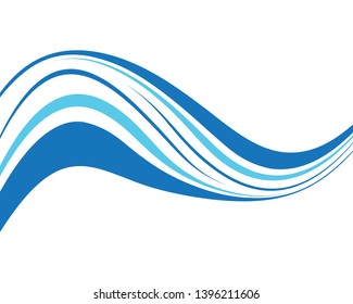 Water wave texture bacground vector illustration