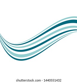 Water wave texture bacground vector illustration
