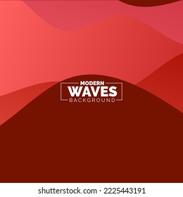 water Wave vector abstract background flat design style