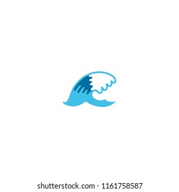 Water Wave Vector flat icon