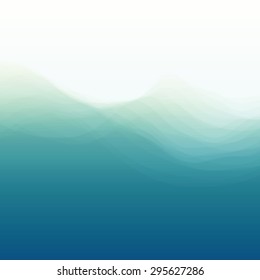 Ola de agua. Ilustración De Vectores Para Su Diseño. Fondo Fluido Con Medio Tono. Se Puede Usar Para Banner, Volante, Portada De Libros, Afiche, Banners Web.
