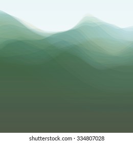 Ola de agua. Ilustración De Vectores Para Su Diseño. Fondo Fluido Con Medio Tono.