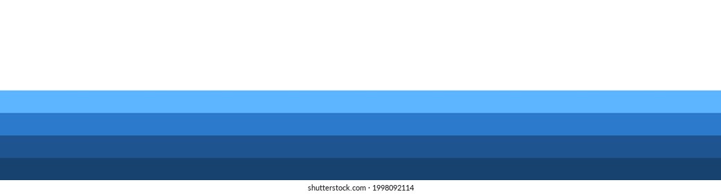 El fondo de las olas de agua. El concepto de mar, océano o río. Estilo plano. Ilustración del vector
