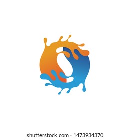 water and Waves beach logo and symbols template icons app
