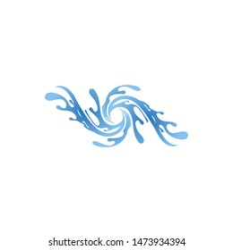 water and Waves beach logo and symbols template icons app
