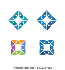 water and Waves beach logo and symbols template icons app
