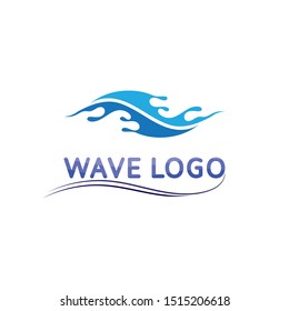 water and Waves beach logo and symbols template icons app
