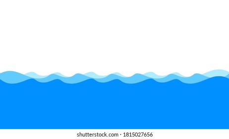 water waves blue for background, water ripples light blue and copy space, ocean sea surface for banner background, aqua flowing graphic