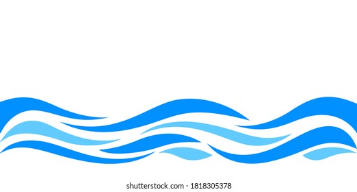 water waves blue for background, water ripples light blue and copy space, ocean sea surface for banner background, aqua flowing graphic