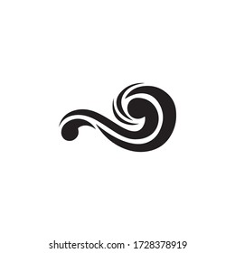 Icono De Ondas De Agua En El Vector De Diseño De Moda Eps 10