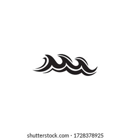 Water Waves Icon In Trendy  Design Vector Eps 10