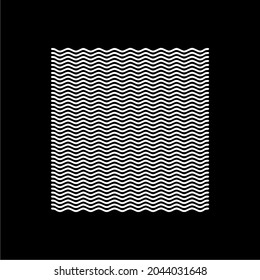 Icono de ondas de agua. Ilustración vectorial