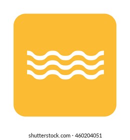 Water waves icon. Vector illustration