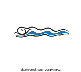 Fondo de olas de agua vectorial de olas de agua de mar
