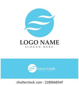water wave,wave beach vector illustration design logo template