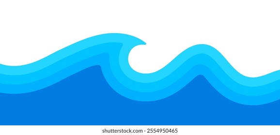 water wavy shape, sea waves, landscape water ripple for background, water surface, ocean graphic pattern