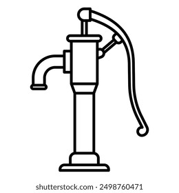 Water well icon vector design template