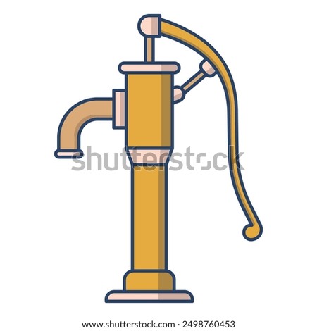 Water well icon vector design template