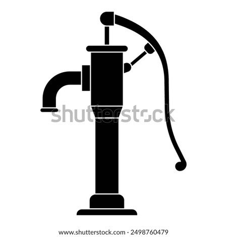 Water well icon vector design template