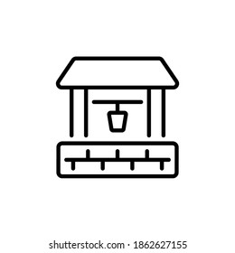 Water Well icon in vector. Logotype