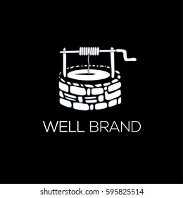 Water well vector logo