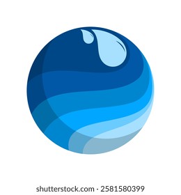 Water world icon design vector