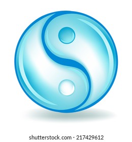 Water Yin Yang Symbol