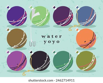 Water yo-yo material for Japanese summer festivals