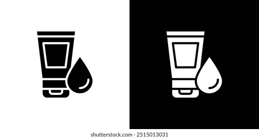 Vector de conjunto de logotipo de lubricante a base de agua