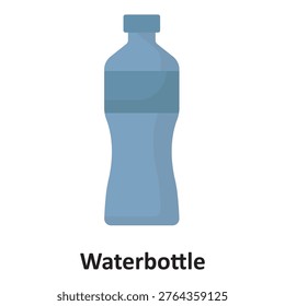 WaterBottle Vector icon which can easily modify or edit

