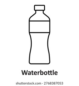 WaterBottle Vector icon which can easily modify or edit

