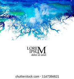  Watercolor abstract background