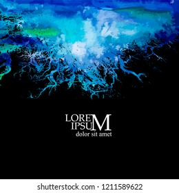  Watercolor abstract background
