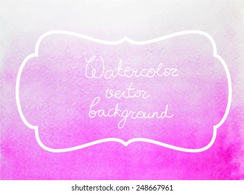 Watercolor abstract background. 