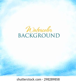 Watercolor abstract background