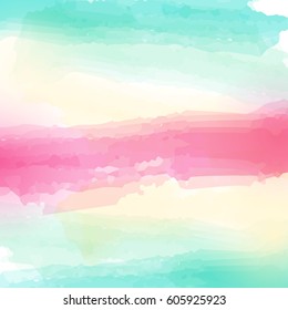 Watercolor abstract background