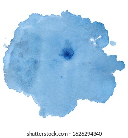 Watercolor abstract background. The color splashing on the paper. Hand painted watercolor background.