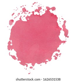 Watercolor abstract background. The color splashing on the paper. Hand painted watercolor background.