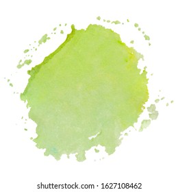 Watercolor abstract background. The color splashing on the paper. Hand painted watercolor background.