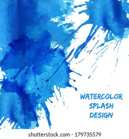 Watercolor abstract background. Colorful  theme for your design 