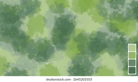 watercolor abstract background gradient green colorful design