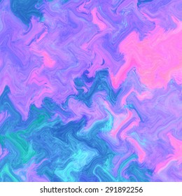 Watercolor abstract  background. Handmade texture. Bright vivid pink and blue colors. Vector illustration. Oil texture.