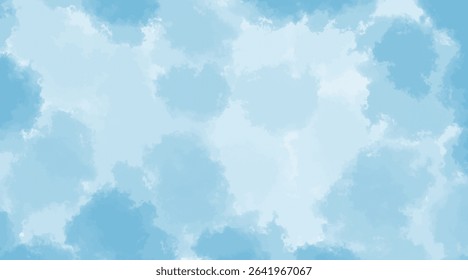 Watercolor abstract background light blue gradients colorful design