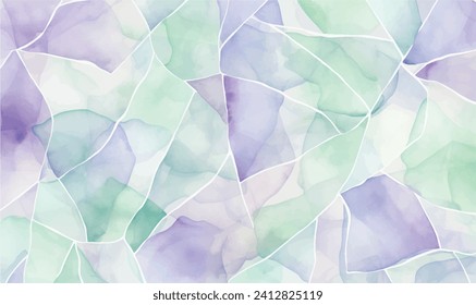 watercolor abstract background pastel colors green violet	