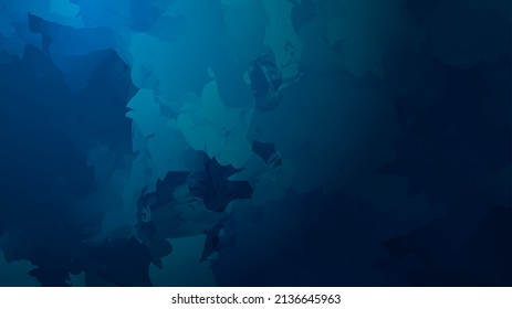 Watercolor abstract background texture in dark blue brush strokes