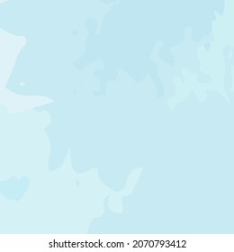 watercolor abstract background texture. Light Blue watercolour hand paint with a brush. ink stains elements for design. vector illustration