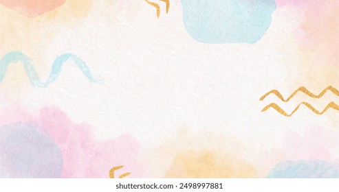 Diseño de Vector de fondo abstracto de acuarela en eps 10