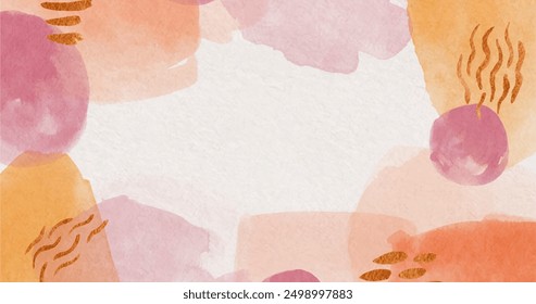 Diseño de Vector de fondo abstracto de acuarela en eps 10
