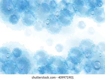 Watercolor abstract background. Vector design