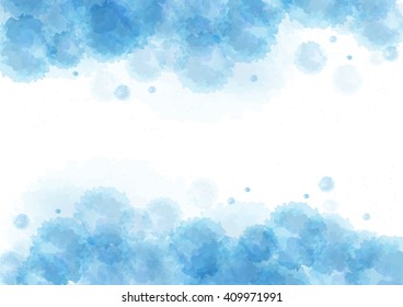 Watercolor abstract background. Vector design
